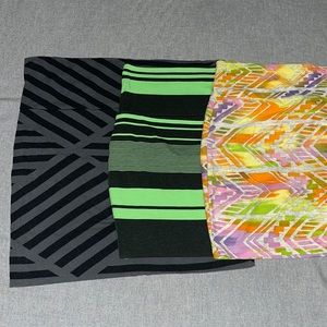 NWOT Rue 21 3 Mini Skirts/Tube Tops